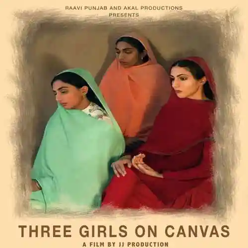 Three Girls On Canvas - HARF KAUR cover image