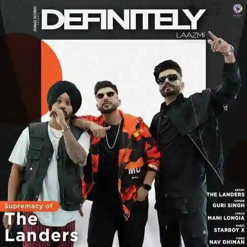 Definitely (Laazmi) - The Landers 2022 cover image
