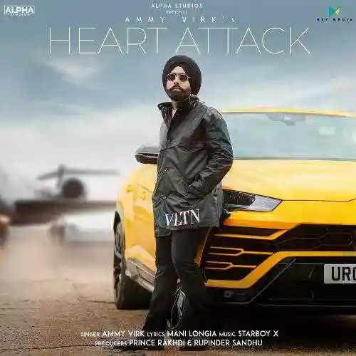 Heart Attack - Ammy Virk 2022 cover image