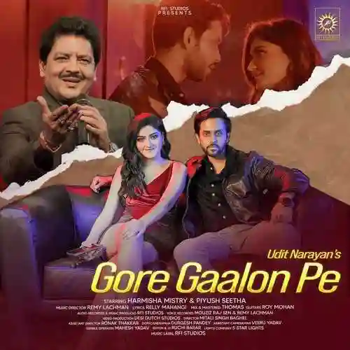 Gore Gaalon Pe - Udit Narayan 2022 cover image