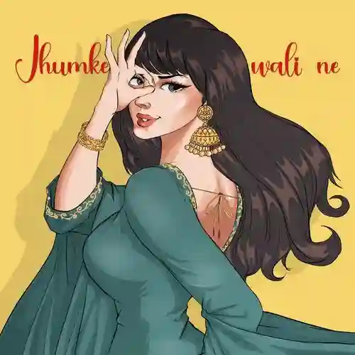 Jhumke Wali Ne - Mann Taneja 2025 cover image